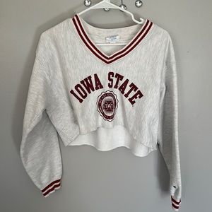 Iowa State Champion Cropped Sweater